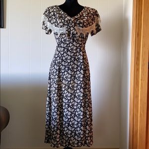 Vintage Floral Dress